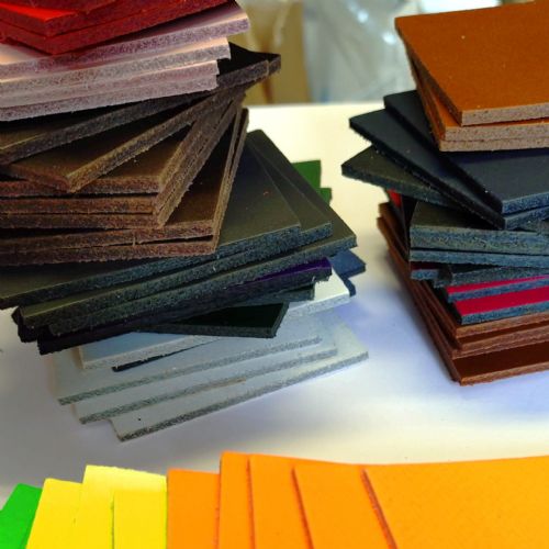 Leather Squares - 60mm x 60mm - Various Colours (Black, 1)